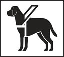 graphic image of a service dog