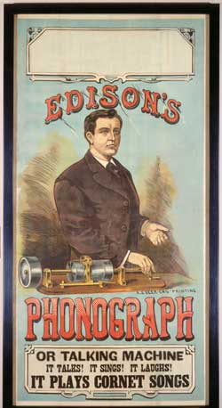 Edison’s Phonograph image