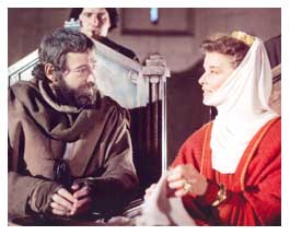 Photograph of Peter O'Toole and Katharine Hepburn in "The Lion in Winter"
