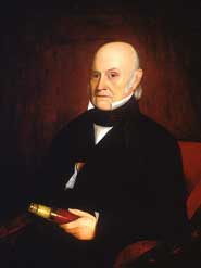 Painted portrait of John Quincy Adams