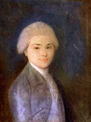 Painting of a young John Quincy Adams