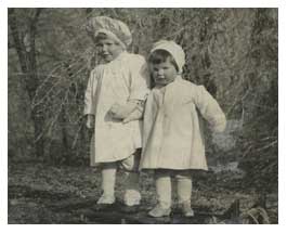 Photograph of Katharine Hepburn and Her Brother Tom