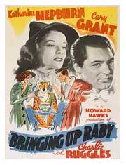 Image of "Bringing Up Baby," RKO movie poster