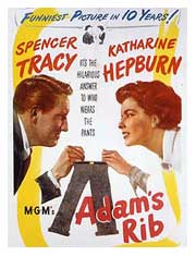 Image of "Adam's Rib," MGM movie poster 