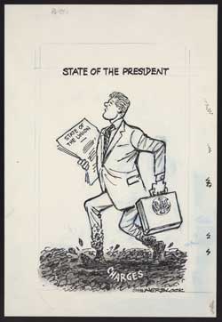 Political cartoon by Herb Block