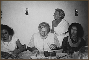 Hemingway's 60th birthday party