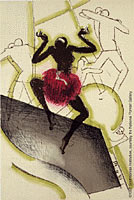 dancer on table