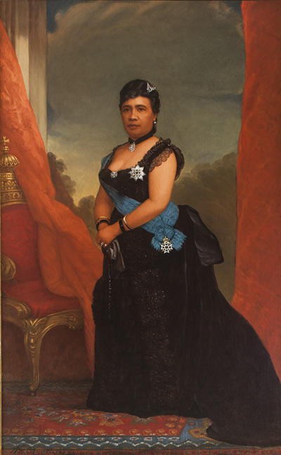 portrait of a Hawaiian queen