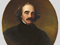 bust view of a man with a black mustache