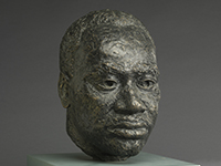 bust sculpture of a Black man