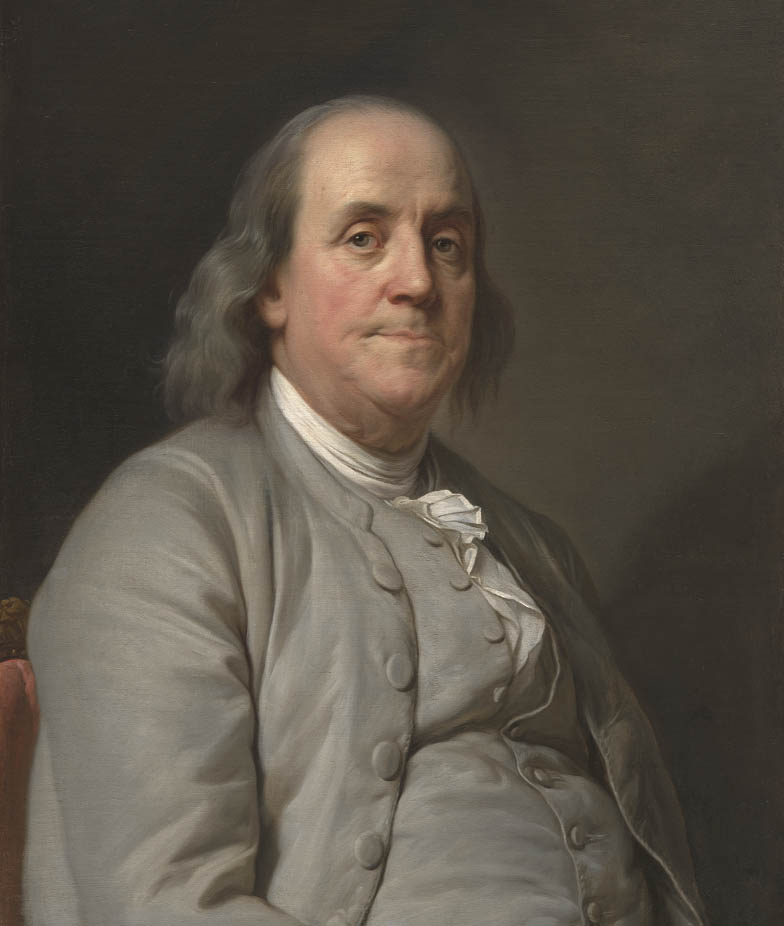 Benjamin Franklin by Joseph Siffred Duplessis, c. 1785