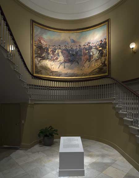 "Grant and His Generals" in the museum galleries