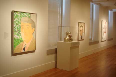 Portrait of John Updike in the "20th Century Amercans" gallery