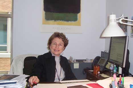 Blog_cap_linda Linda Thrift at her desk