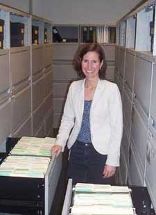 Reseacher at the museum's Catalogue of American Portraits