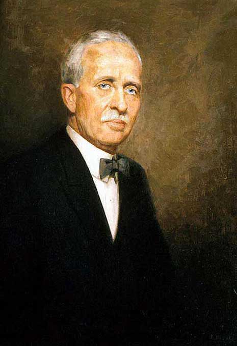 Painted portrait of James Cash Penney