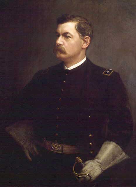 Painted portrait of George McClellan