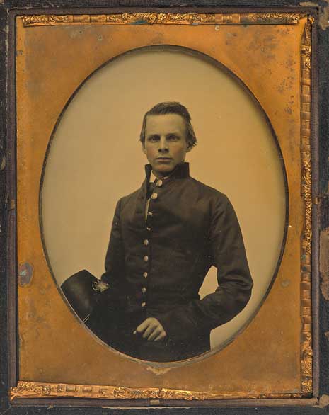 Photograph portrait of John Pelham in uniform
