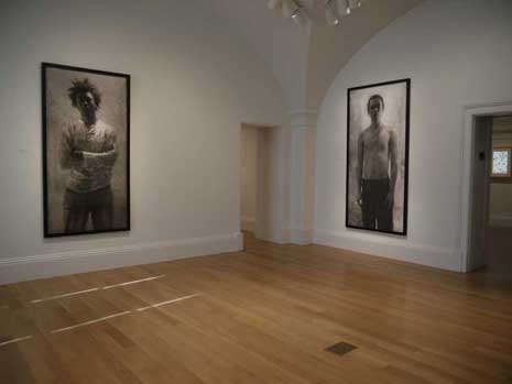 View of Mary Borgman's paintings in the National Portrait Gallery