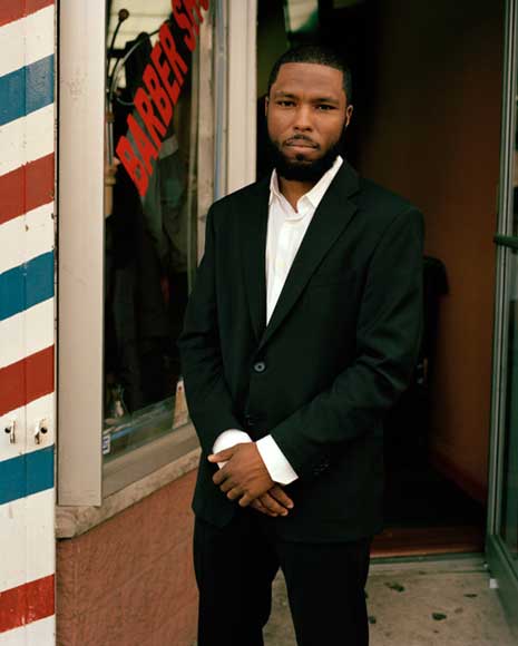 Photo of man outside barber shop