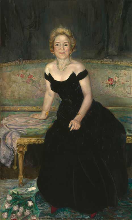 Blog_pop-quiz-helen_hayes Painted portrait of Helen Hayes