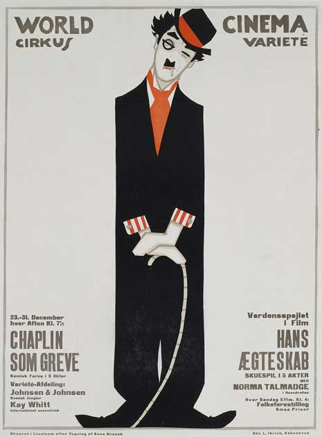 Blog_charlie_chaplin Poster of Charlie Chaplin, reading "World Cirkus" and "Cinema Variete" at the top