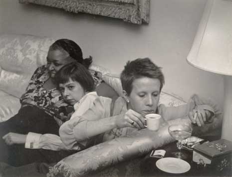 Blog_julie_harris_photo Photograph of Ethel Waters, Carson Smith McCullers, and Julie Harris, on couch