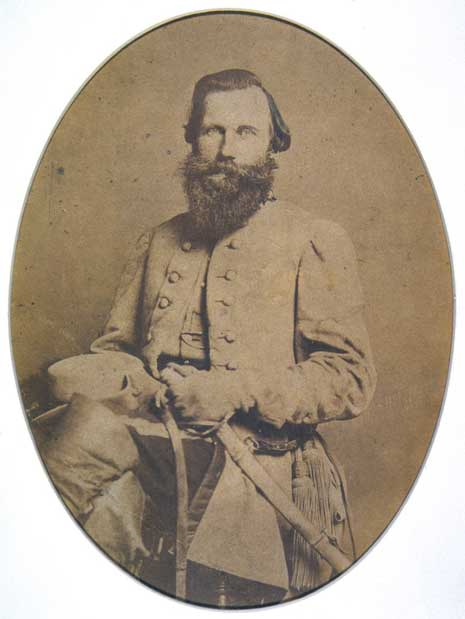 Blog_JEB_stuart Photographic portrait of Jeb Stuart in oval matte