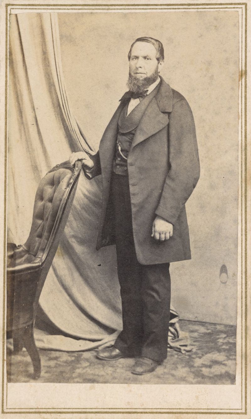 Full length photo portrait of Domingo Ghirardelli.