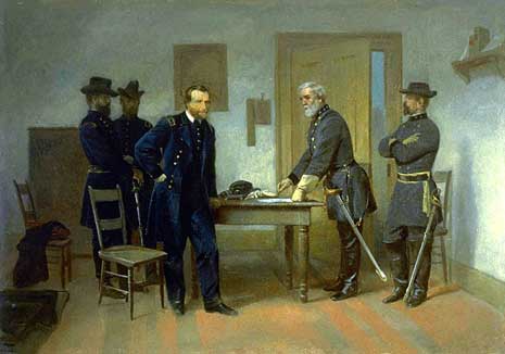 Lee Surrendering to Grant at Appomattox | National Portrait Gallery