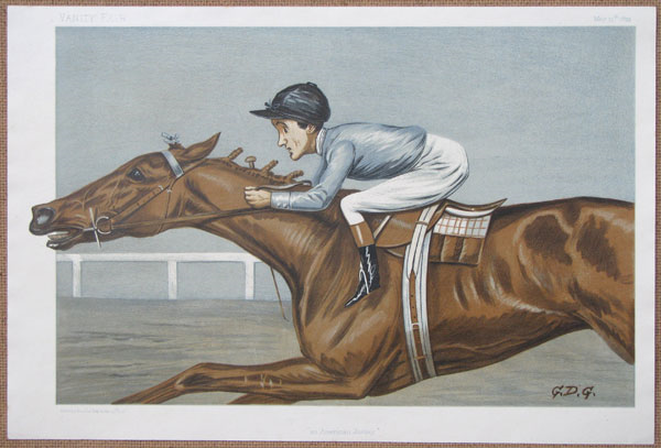 Jockey on horse