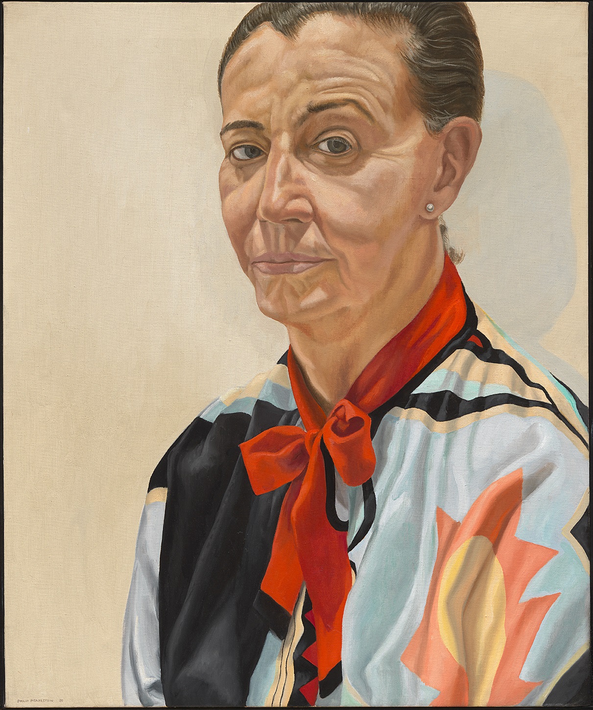 Painted portrait of Beth Levine