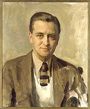 Portrait of F Scott Fitzgerald