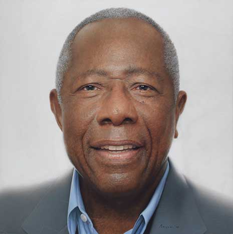 Photograph Portrait of Hank Aaron