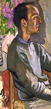 Blog_hide_seek_frankohara Painted portrait of Frank O'Hara