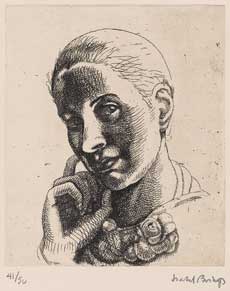 Blog_bishop1 Self-portrait of Isabel Bishop, etching