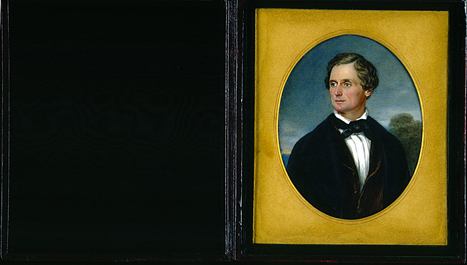 Painted portrait of Jefferson Davis