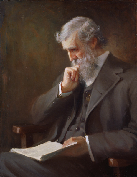 Painted portrait of John Muir