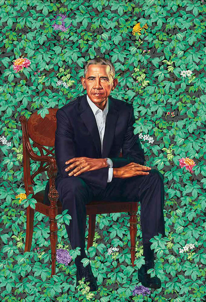 portrait of barack obama