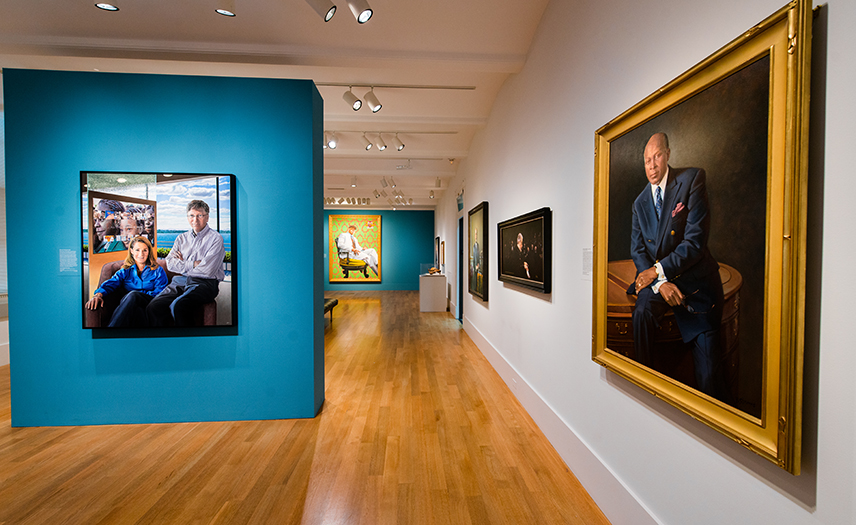 Installation view of 20th Century Americans