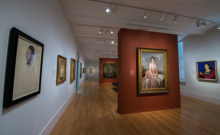 Installation view of 20th Century Americans