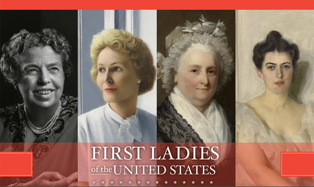bANNER GRAPHIC FOR fIRST lADIES EXH