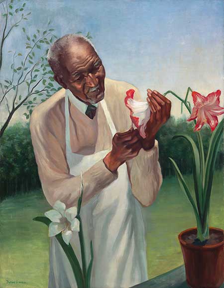 George Washington Carver by Betsy Graves Reyneau. Oil on canvas, 1942. Gift of the George Washington Carver Memorial Committee, 1944