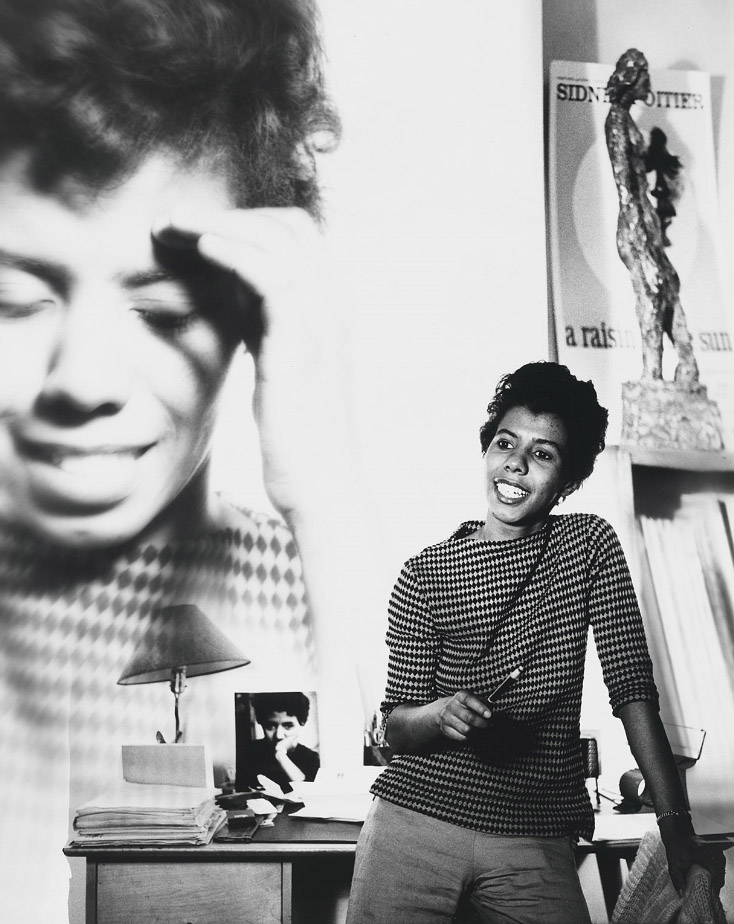 black and white photo of a woman