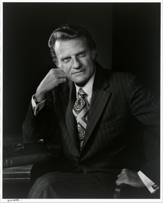 Preview image for Photograph of Rev. Billy Graham by Yousuf Karsh  On View at the National Portrait Gallery press release