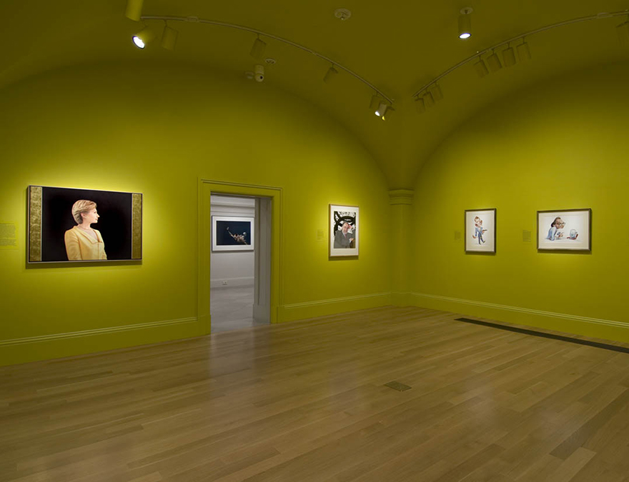 View of the exhibition installation