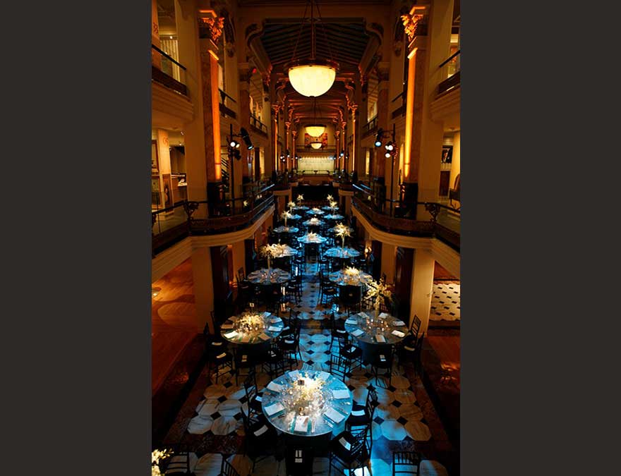 View of the Luce Center during an Event