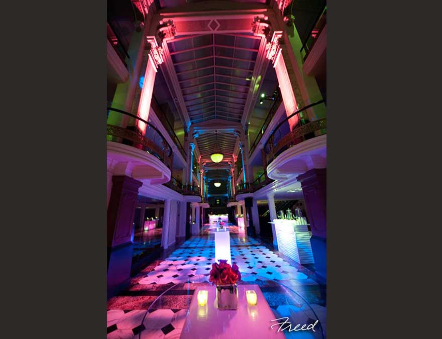 View of the Luce Center during an event
