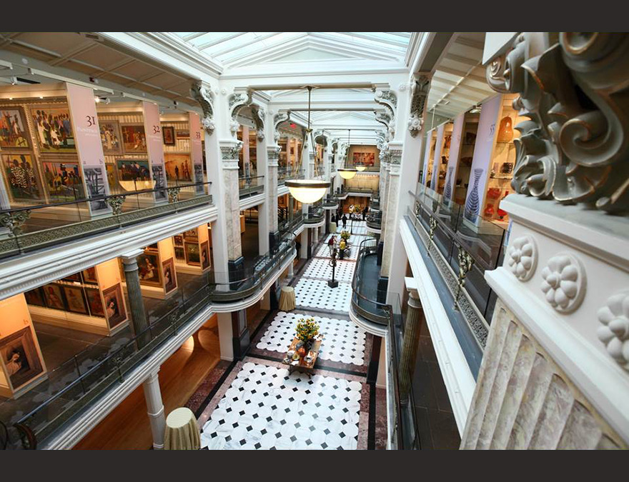 View of the Luce Center during an event