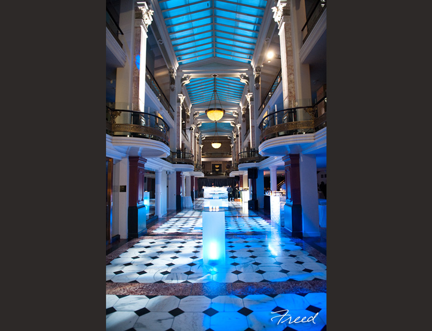 View of the Luce Center during an event